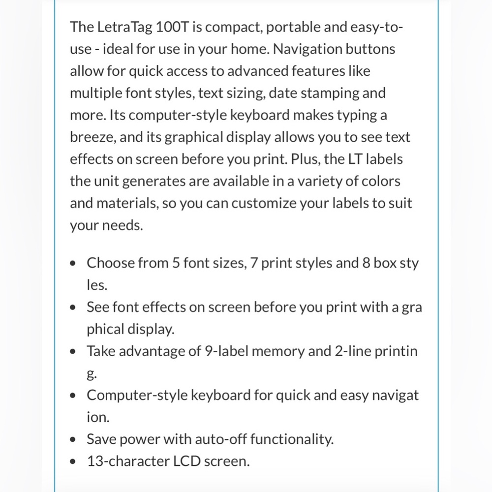 DYMO LetraTag - Picture 2 of 2
